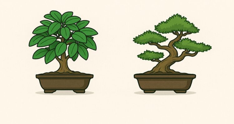 bonsai ficus x bonsai junipero